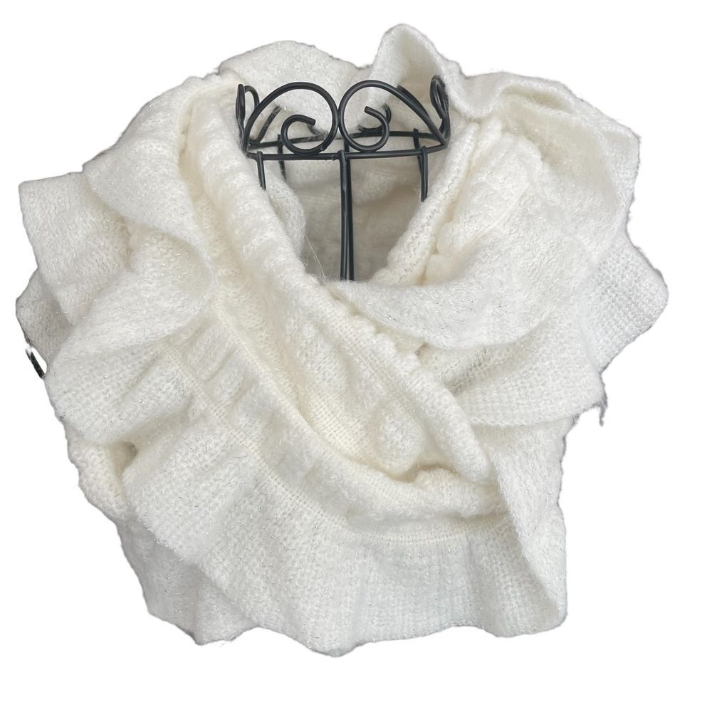 CollectionEighteen Winter White Infinity Scarf
